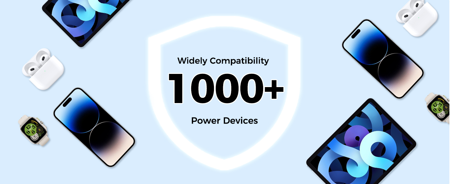 Портативний зарядний пристрій Power Bank 20000mAh з LED дисплеєм, USB-C, PD 3.0, QC 3.0, чорний
