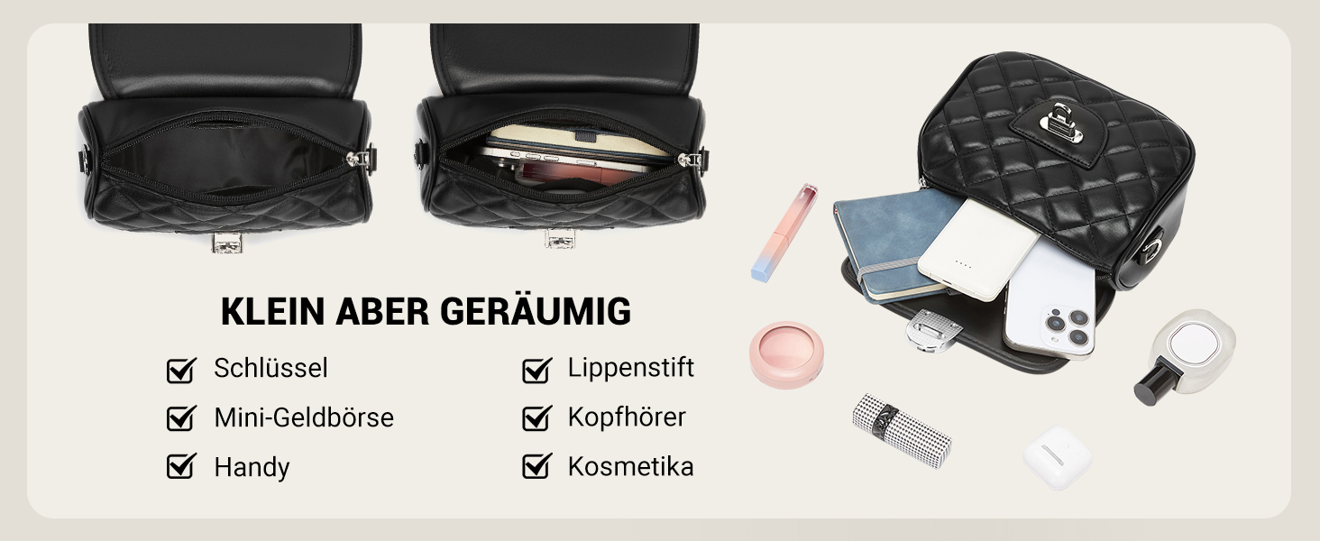 Сумка жіноча Miss Lulu середнього розміру: шкіряна сумка-тоут, крос-боді, вінтажний стиль, чорна (4-1)