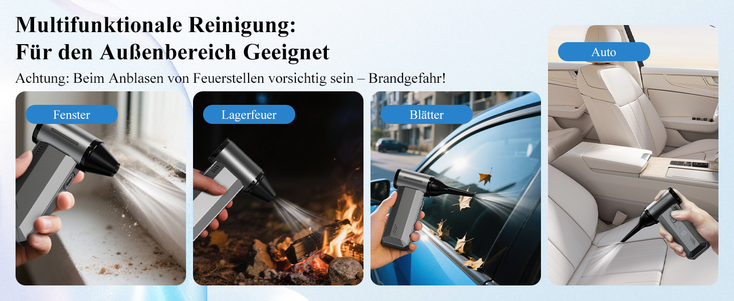 Електричний пилосос Minthouz для чищення повітрям: 180000 об/хв, акумуляторний, для ПК, клавіатури, авто