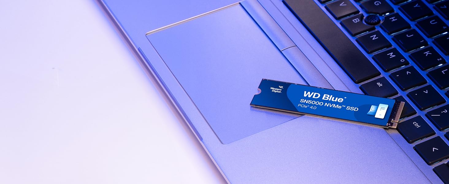 SSD накопичувач Western Digital WD Blue SN5000 1 TB NVMe PCIe Gen4 - внутрішній, до 5150 МБ/с, 600 TBW
