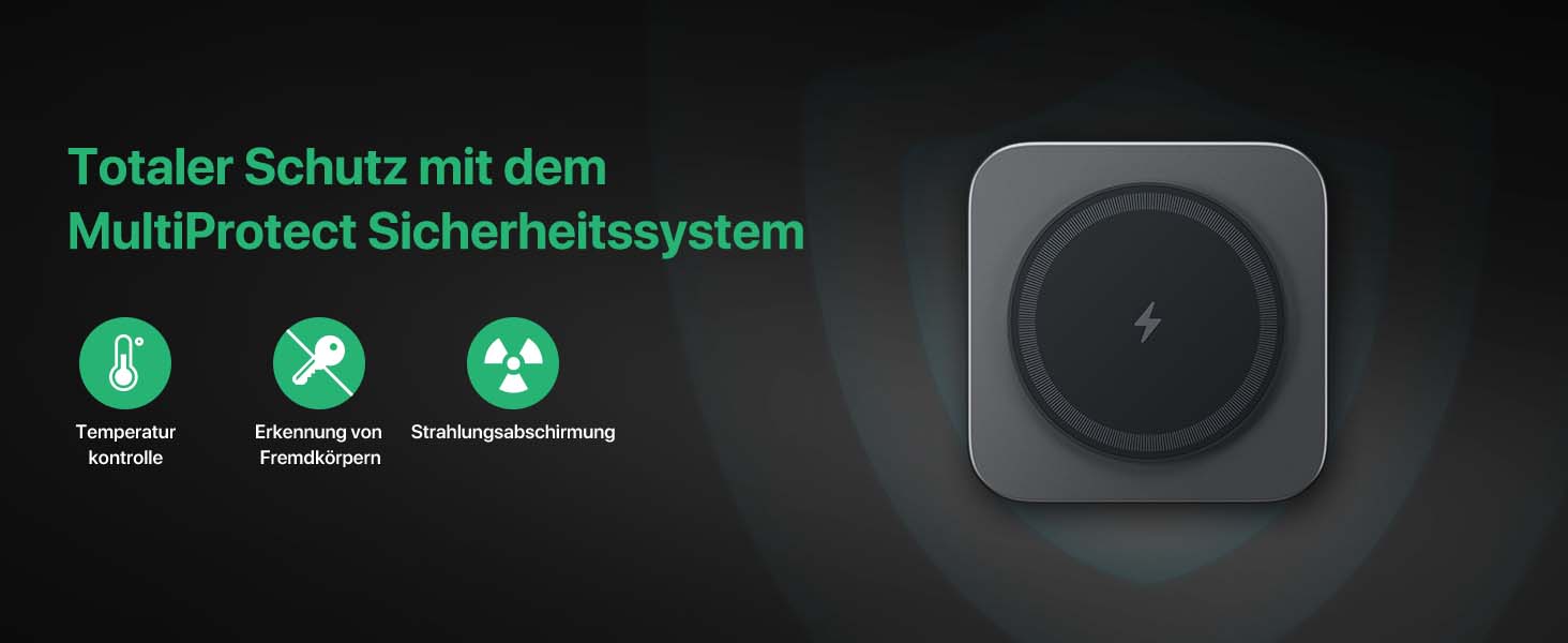 Бездротова зарядка MagSafe для Apple Watch та iPhone (сірий колір), сумісна з iPhone 16 15 14 13 12, iWatch Series, AirPods Pro 3 2