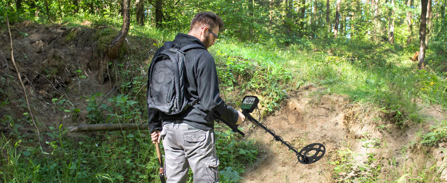 Металошукач OMMO Profi Set: 6 режимів, водонепроникний, LCD дисплей, висока чутливість, для дорослих та дітей