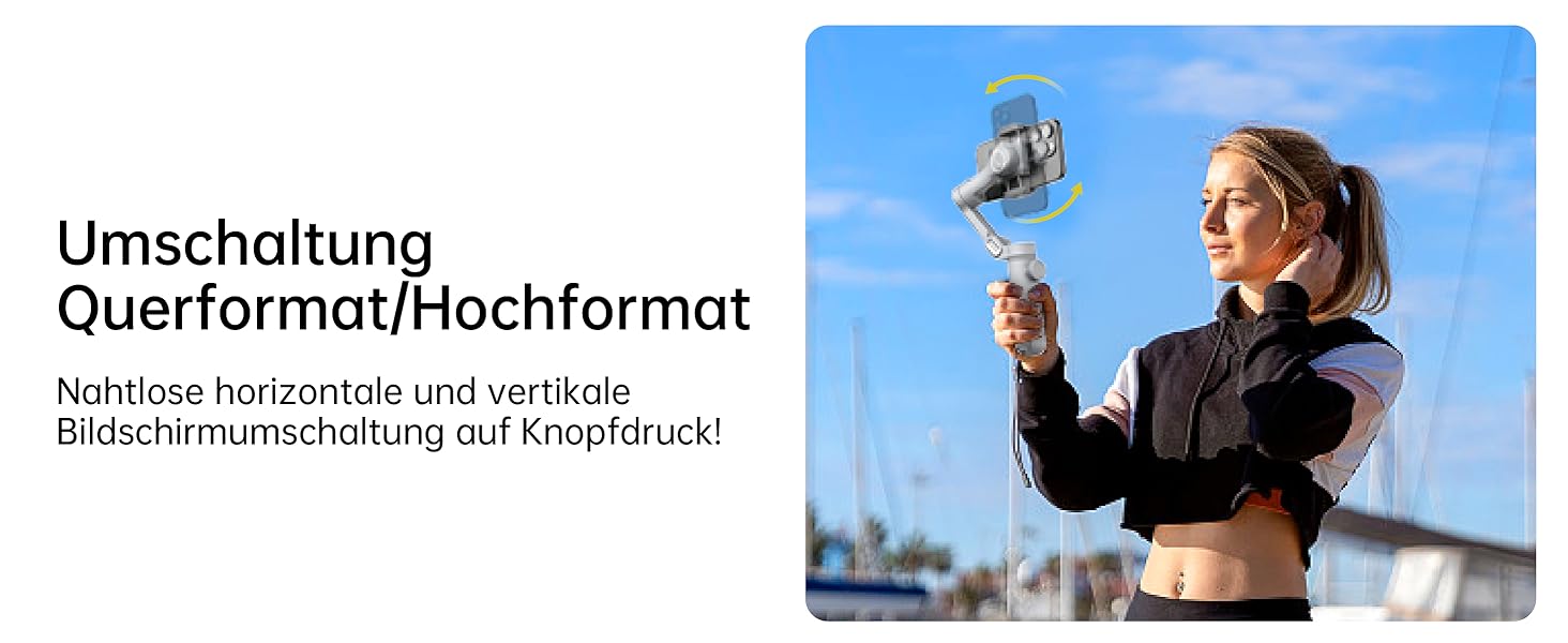 Стабілізатор для смартфона AOCHUAN Smart X Pro (3-осьовий, з RGB-підсвічуванням, для iPhone/Android)