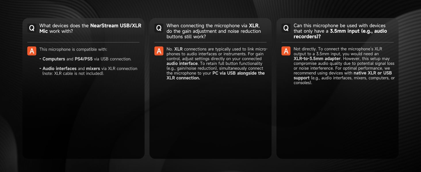 Динамічний мікрофон NearStream USB/XLR для ПК, геймінгу та стрімінгу з регулюванням гучності, кнопкою Mute, ізоляцією голосу, сумісний з MAC, PS4, PS5, мікшером (AM10X/AM15X)