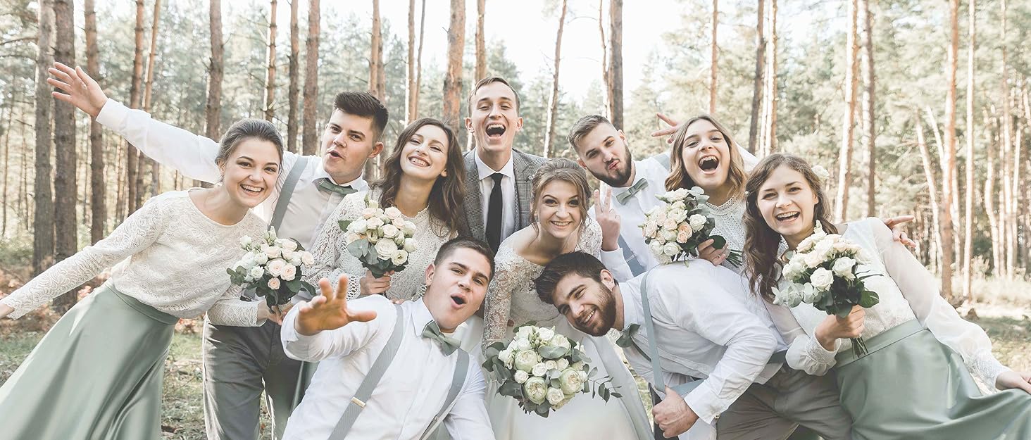 Набір чоловічих аксесуарів Leinen: краватка-метелик зі шкіри, підтяжки зі шкіри, нагрудна хустка, запонки - світло-зелений