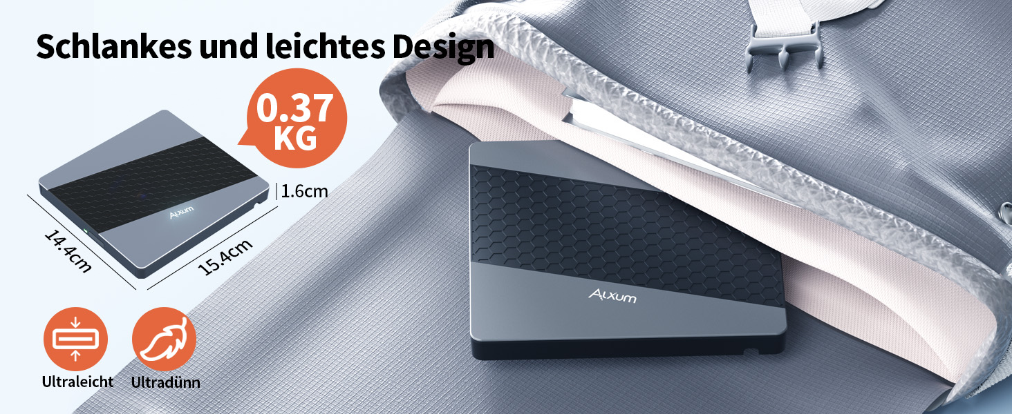 Зовнішній USB 3.0 CD/DVD-записувач Alxum з картридером SD/TF та додатковим USB-портом, Plug & Play для Windows, Linux, Mac OS, T039A