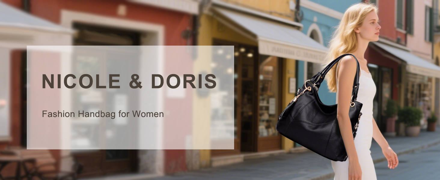 Сумка жіноча Nicole & Doris великої місткості, шкіряна сумка-шопер, хакі. Дизайнерська сумка через плече з китицею