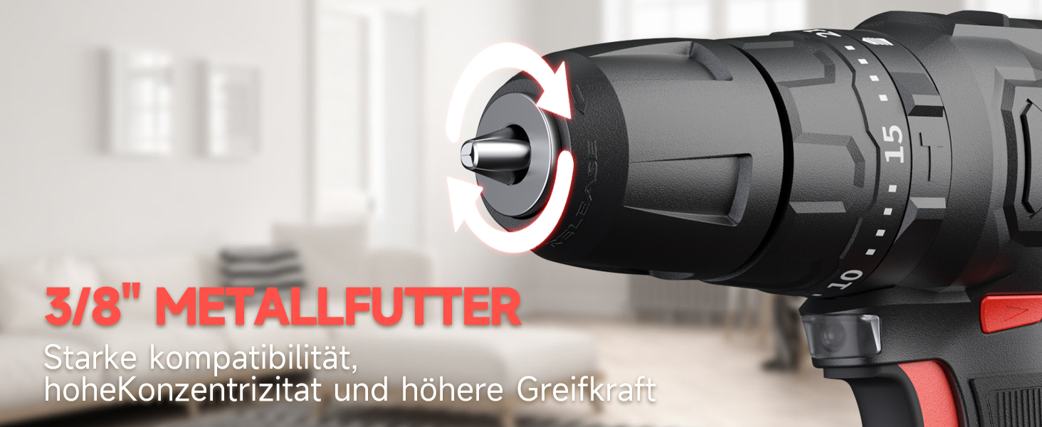 Акумуляторний ударний дриль-шуруповерт PULITUO 12V, комплект, металевий патрон 3/8', 21+1+1 ступенів моменту, LED-ліхтар, 35 Нм, 1300 mAh, бездротовий дриль