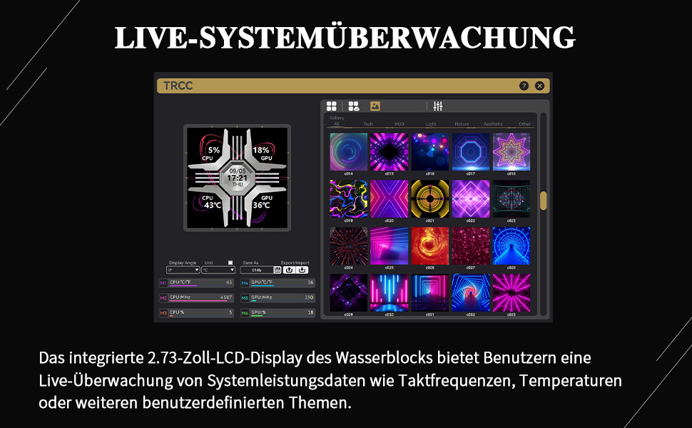 TR FW PRO 360 ARGB: Смарт-система водяного охолодження CPU з IPS LCD екраном 320x320 для AM5/Intel 1700/1851