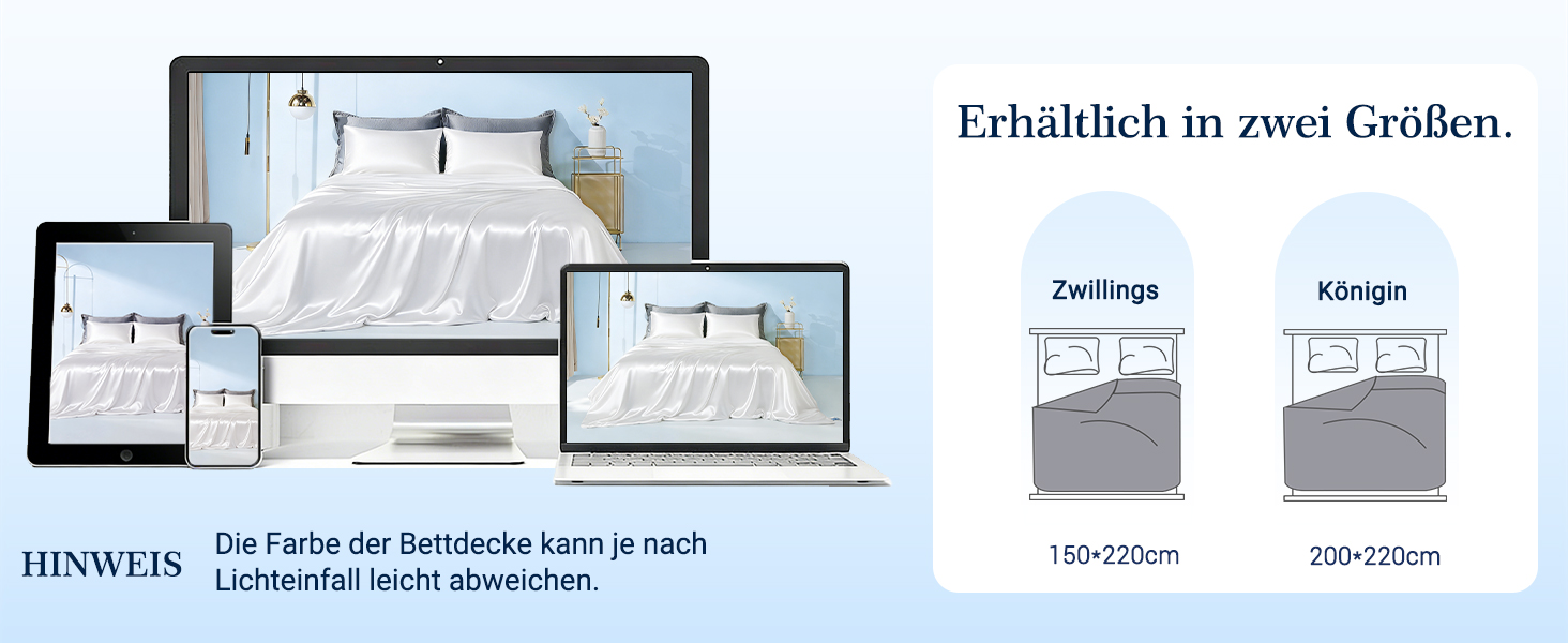 Охолоджуюча літня ковдра Elegear з технологією Photon Arc-Chill 3.0, 150x200 см, біла перламутрова. Гіпоалергенна ковдра з охолоджуючими волокнами для комфортного сну
