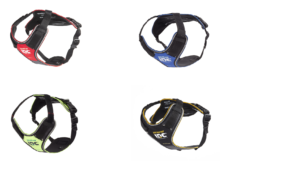 Шлейка для собак JULIUS K-9 IDC Longwalk, чорно-сіра, розмір L