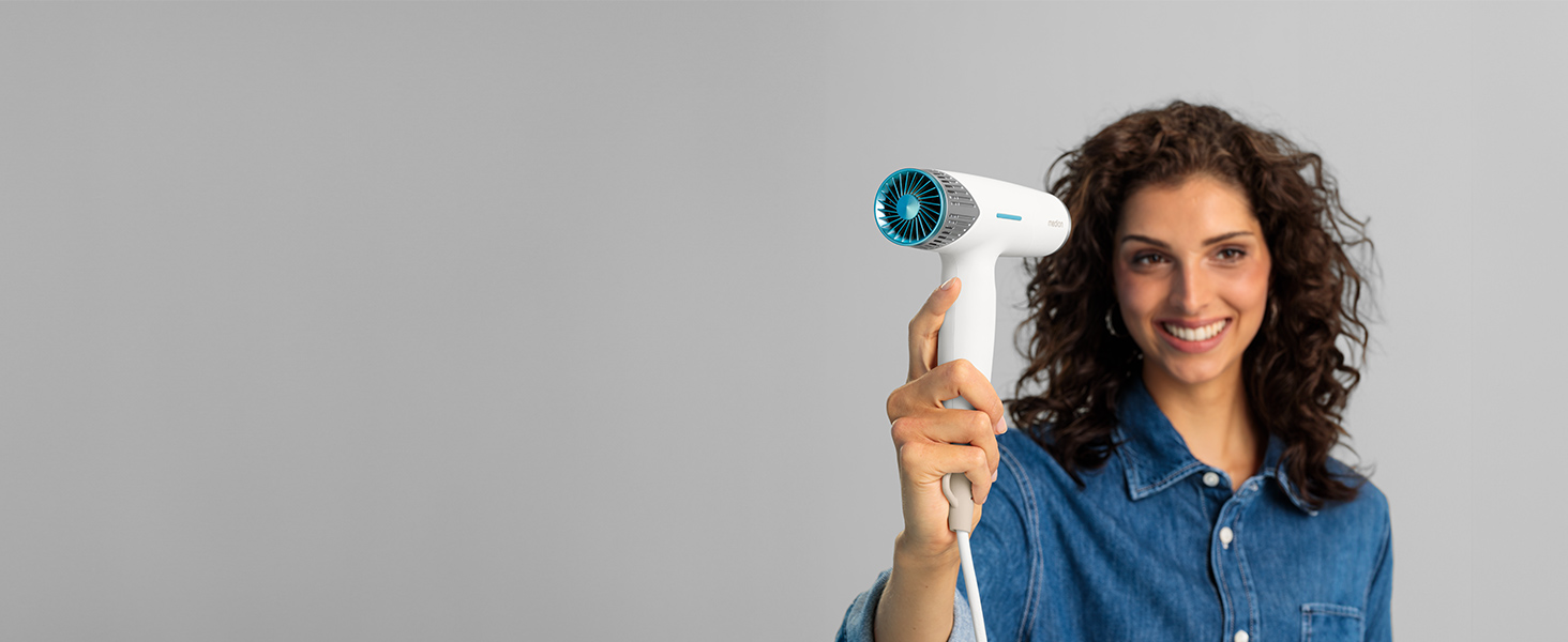 MEDION Haartrockner з іонізацією та дифузором HD2 - 1500 Вт, іонізація, стилізація, тихий BLDC мотор, самоочищення