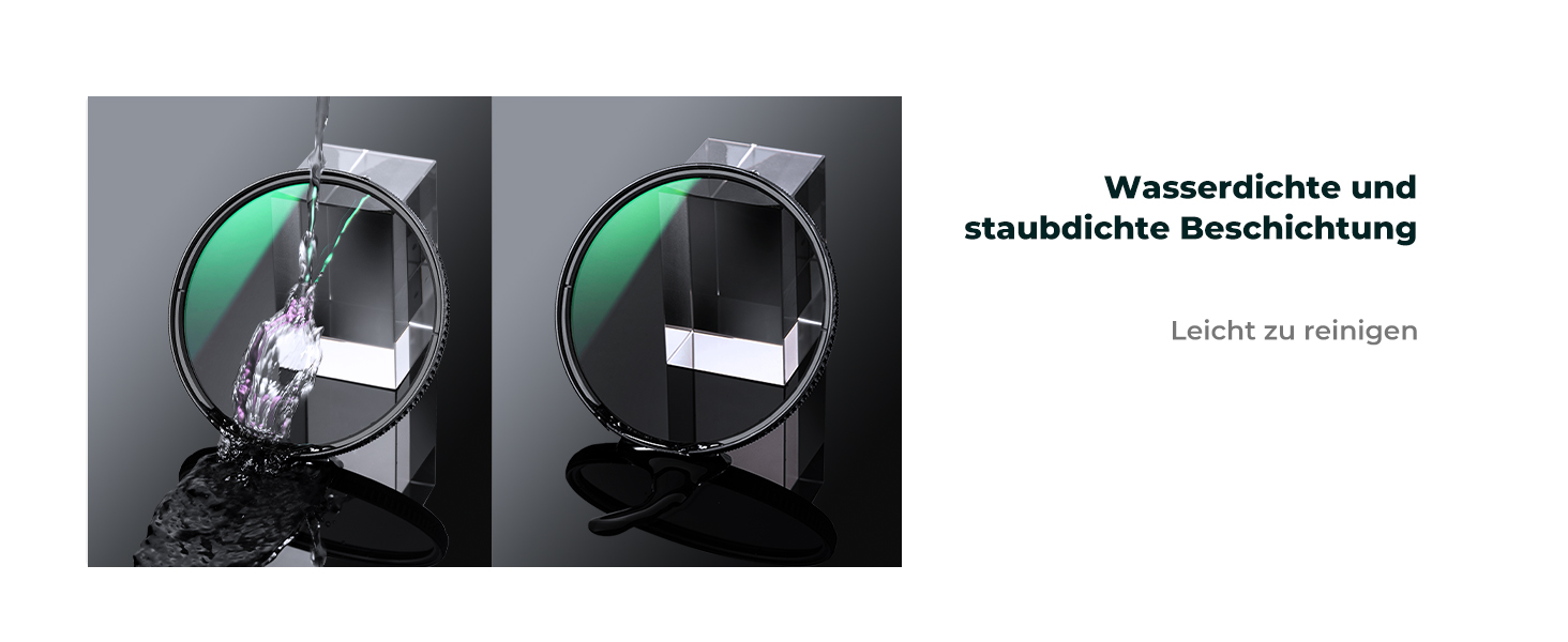 Поляризаційний фільтр K&F Concept 62mm CPL HD з оптичного скла та багатошаровим покриттям Nano-Xcel (з кришкою для об'єктива)