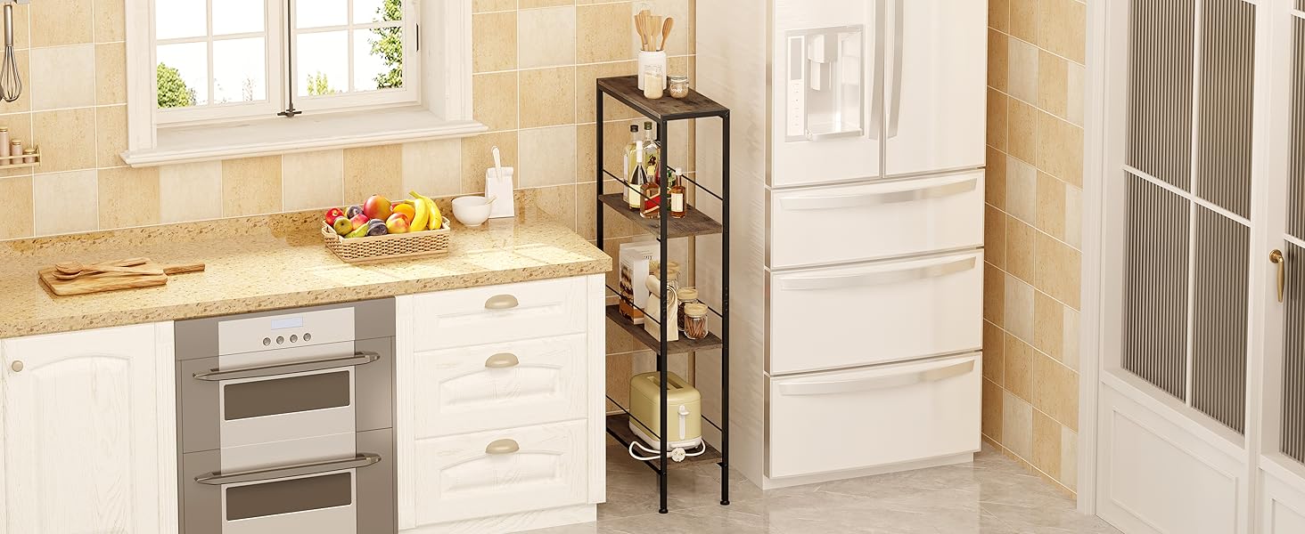 WOLTU 4-Tier Corner Shelf