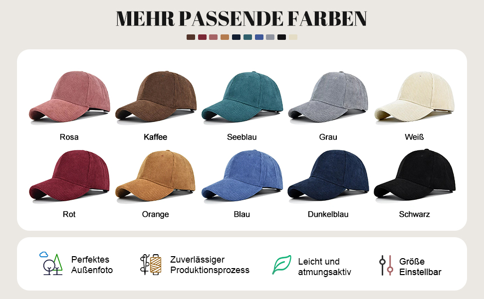 Персоналізована бейсболка з вишивкою, логотипом та друком фотографії. Регульована кепка в подарунок на Різдво для мами, тата, чоловіка, жінки, друга. (Бейсболка з корду)