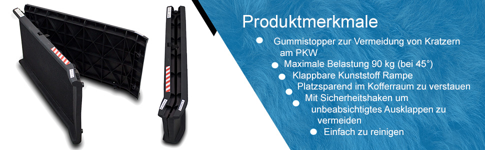 BITUXX® пандус для собак, сходи для собак, допомога у заїзді для собак, складаний, з пластику