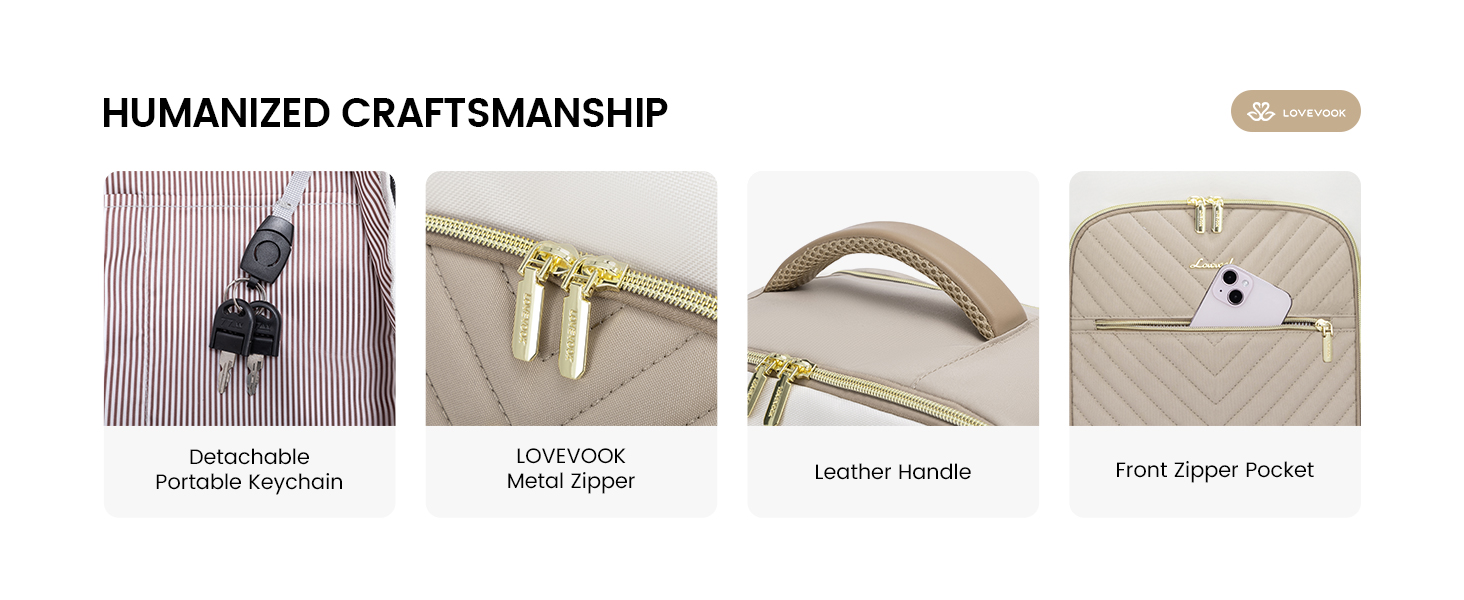 Рюкзак LOVEVOOK для жінок, 40л, ручна поклажа, для ноутбука 18 дюймів, водонепроникний, для подорожей, бізнесу, сумка-дуфіль, набір ручної поклажі, бежевий, хакі