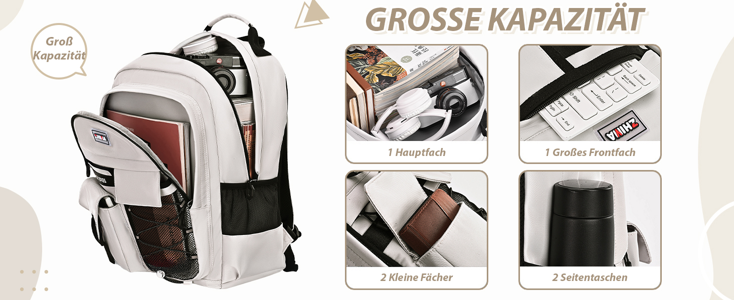 Шкільний рюкзак для хлопчика-підлітка, 2025, великий рюкзак для школи, гімназії, старшої школи, водонепроникний, для ноутбука 15.6