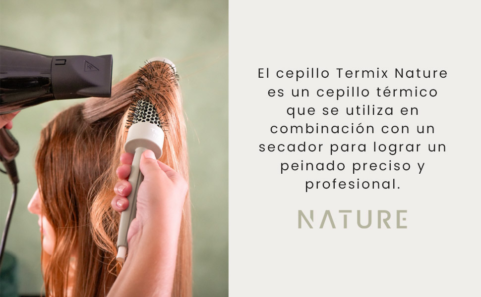 Набір термощіток для волос TERMIX Nature Profi-Rundbürsten-Set (5 шт., діаметри 17-43 мм) з іонізацією та технологією PURE TECH