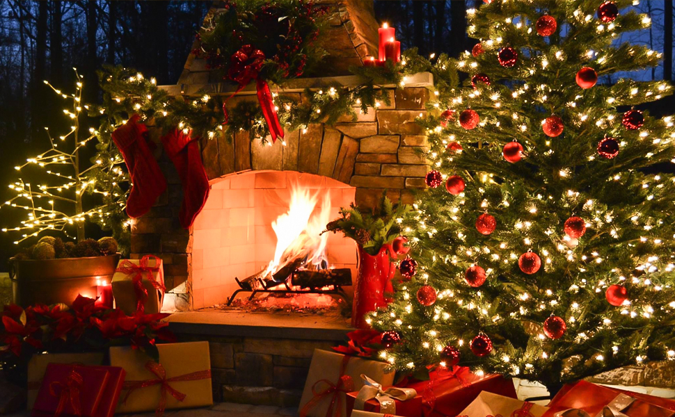 LED ліхтарна гірлянда 10м, 100 LED, тепле біле світло, для дому та саду, святкова прикраса, 8 режимів, таймер, вологостійка