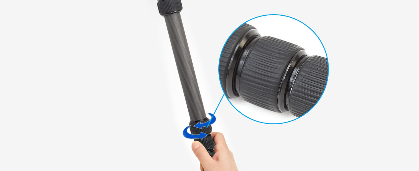 SIRUI AM-326M: карбоновий монопод - легкий та компактний, вантажопідйомність 10 кг