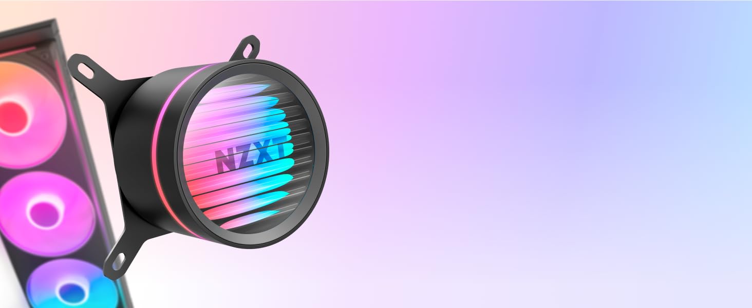 NZXT Kraken Core 240 RGB - Рідинне охолодження CPU AIO з LCD-дисплеєм, чорний