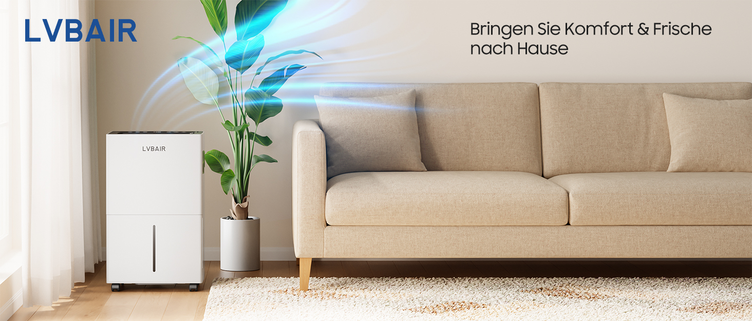 Електричний осушувач повітря 20 л/день – потужний, енергоефективний, портативний, з 3 режимами та регулюванням вологості, для дому