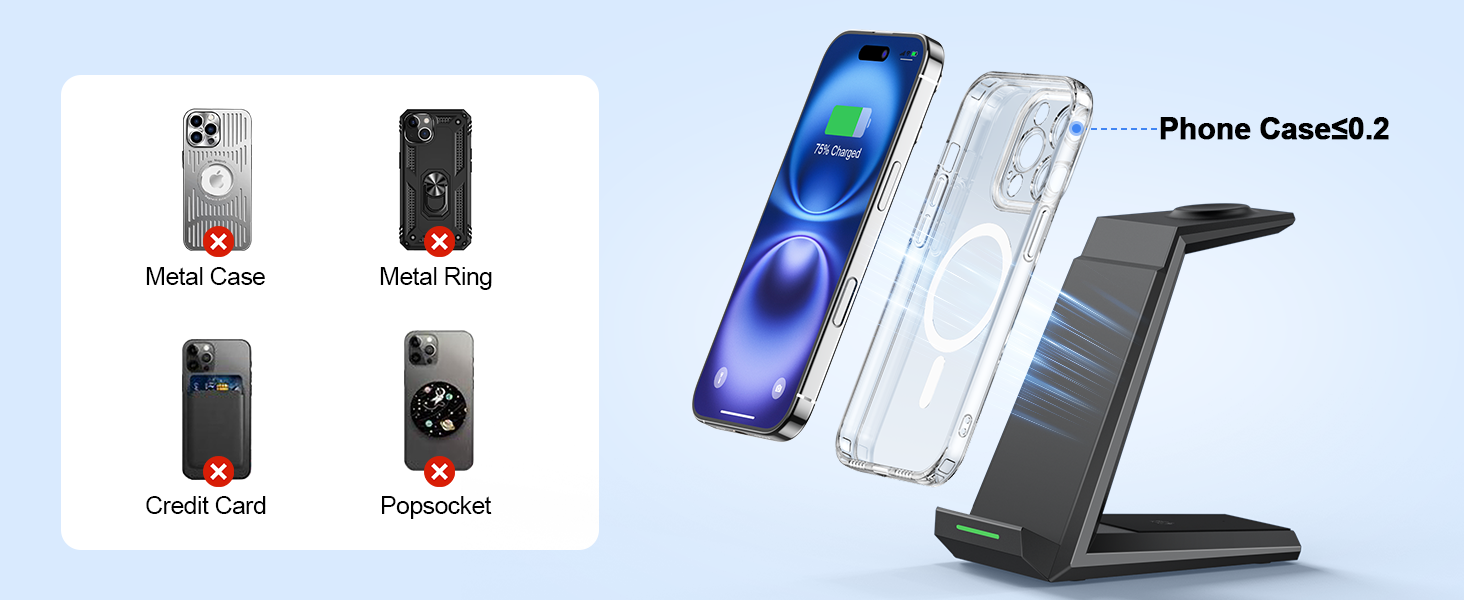 Бездротова зарядка 3-в-1 для Apple Watch, iPhone та AirPods Pro (білий)