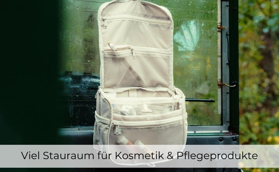 Чоловіча та жіноча косметичка Johnny Urban Kulturtasche Logan чорного кольору - велика, для подорожей, з прозорим кишенькою для рідин (ручна поклажа)