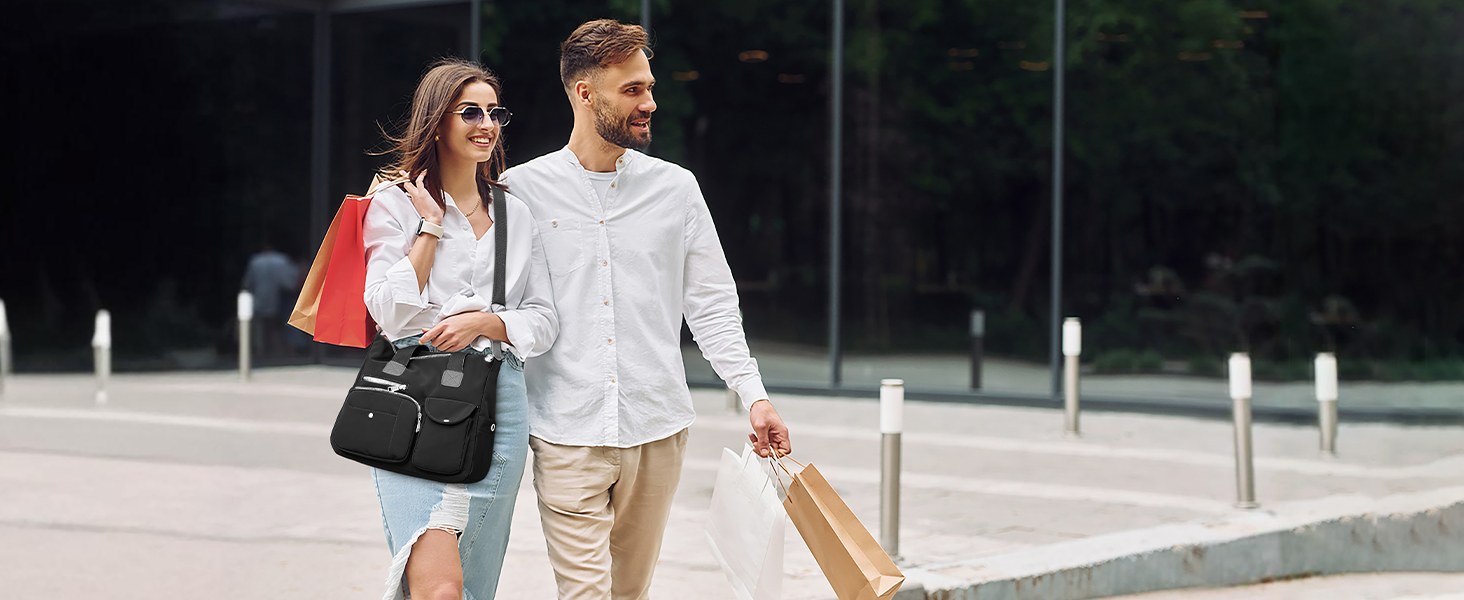 Сумка жіноча DIRRONA велика – містка сумка-шопер для міста, роботи, університету та подорожей з відділеннями, знімним ременем, темно-синя