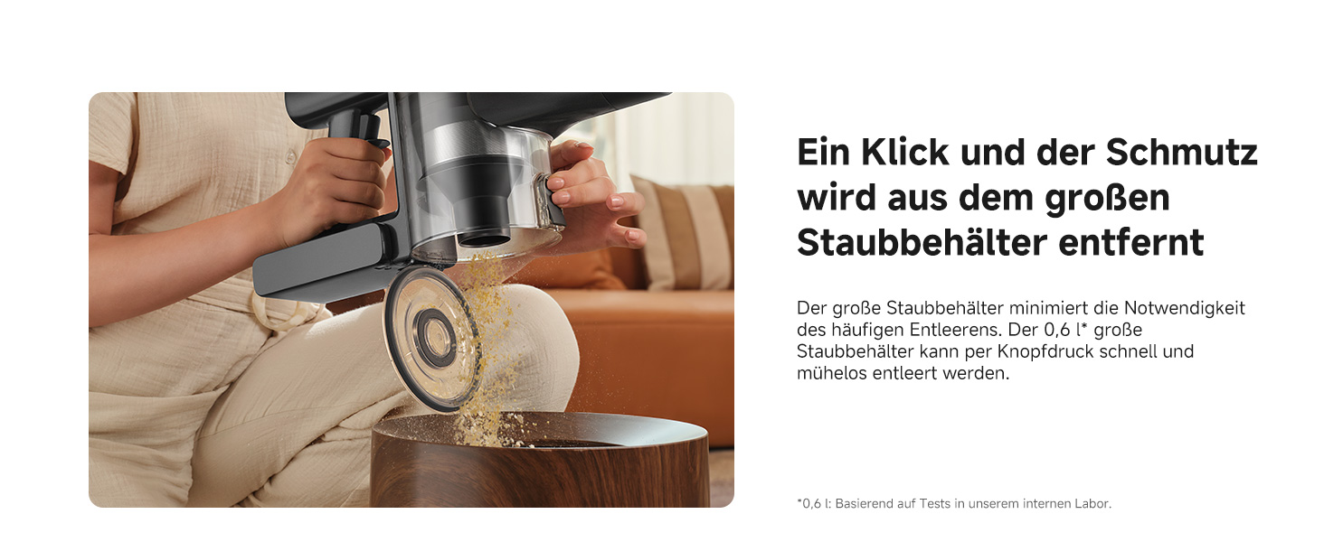 Mova S5 Sense: Бездротовий акумуляторний пилосос з тривалою роботою до 97 хвилин, для килимів, твердих підлог та шерсті тварин. Тиха, самостійна, з антизаплутуванням.