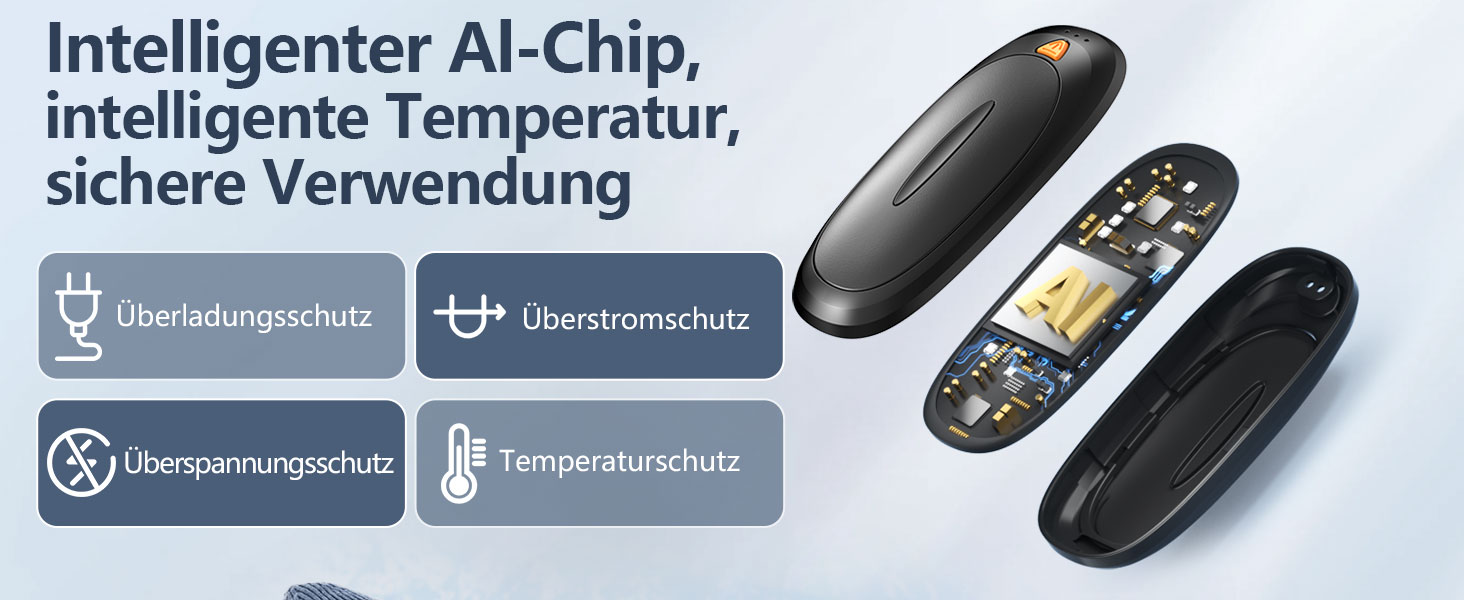 Електричні грілки для рук 2 шт. 4000mAh з зарядним кейсом 10000mAh, 3 режими нагріву, USB-C, для катання на лижах, кемпінгу, подарунок, рожевий