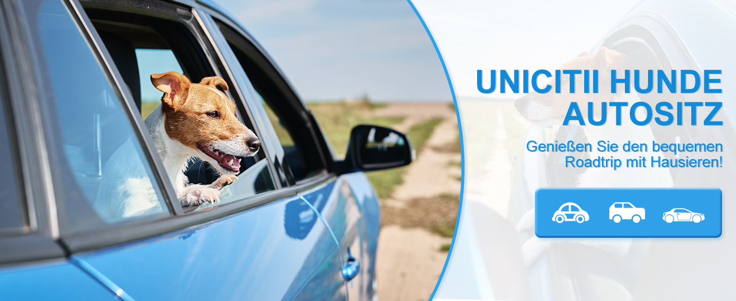 Автомобільний лежак для собак, чорний, до 9 кг - трансформер для переднього сидіння та заднього сидіння