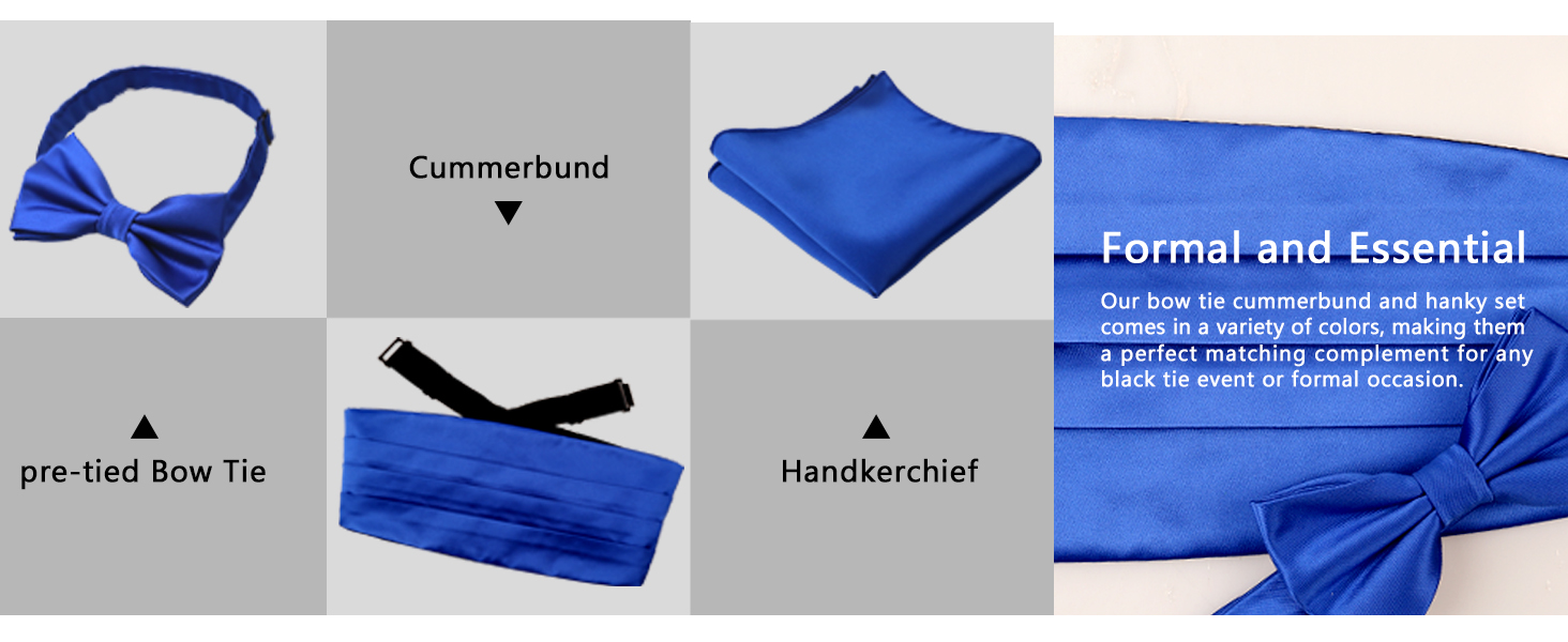 Комплект аксесуарів Alizeal для чоловіків: краватка-метелик, підтяжки та нагрудна хустинка, бірюзовий колір, подарунковий набір