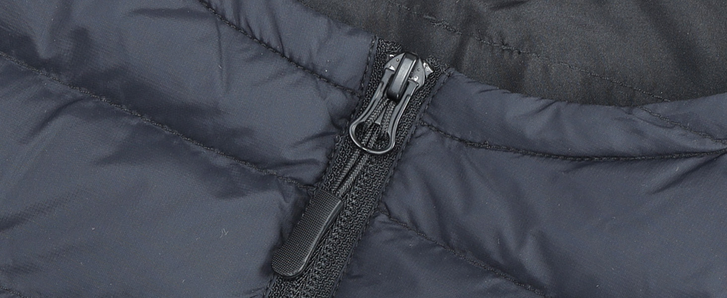 Обогрівальний жилет для чоловіків та жінок з акумулятором 10000mAh - жилет з 5 зонами обігріву, 3 режими температури, подвійне керування для зимових активів на відкритому повітрі, XXL, чорний