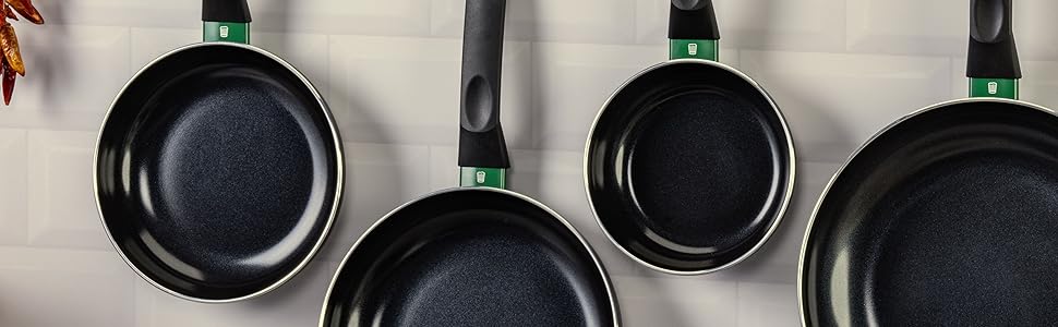 Сковорода Fackelmann Chefkoch Ø16 см з антипригарним покриттям Ceramic, алюміній