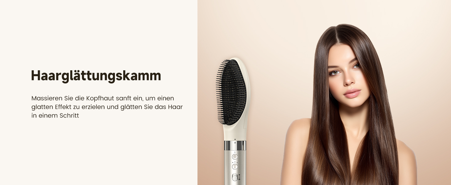 Slopehill Airstyler 5 в 1: Іонський фен, мультистайлер, автоматична плойка, щітка-фен, випрямляч для волосся (Champagne Gold)