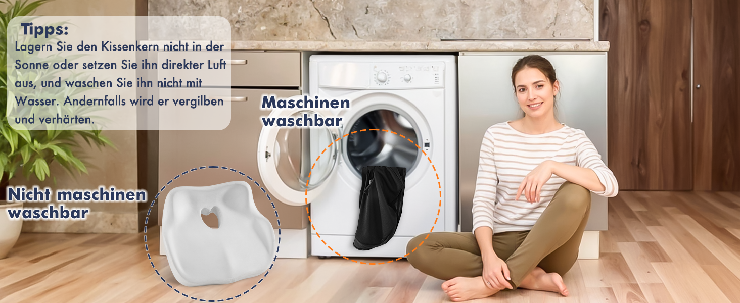 Подушка для сидіння з піни Memory Foam SKYNY: ергономічна, для офісного та геймерського крісла