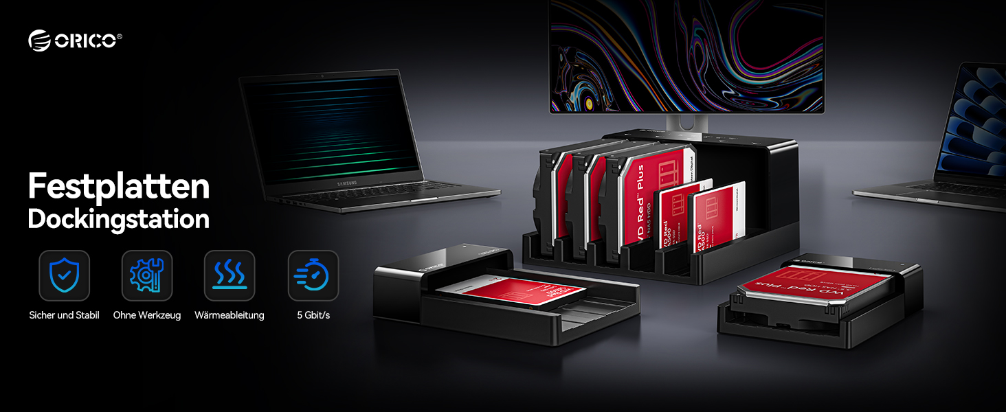 Зовнішня док-станція ORICO USB 3.0 SATA для HDD/SSD 2.5