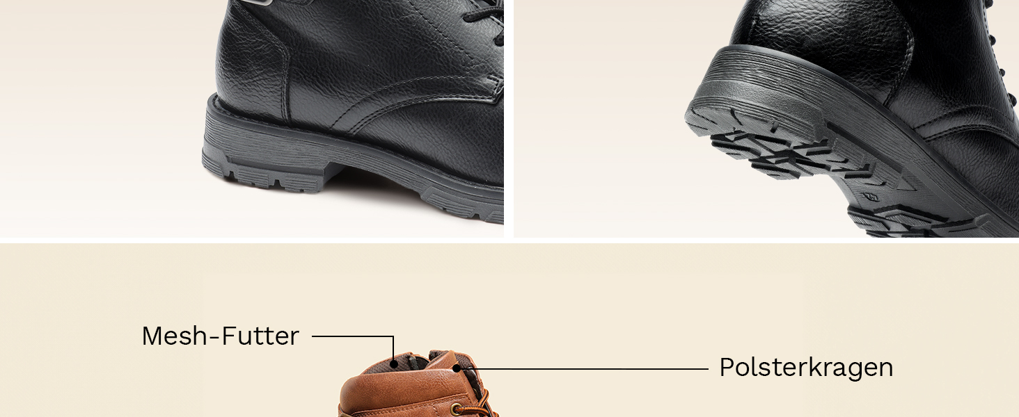 Черевики мотоциклетні Bruno Marc чоловічі Combat на шнурівці з блискавкою та зружною устілкою, 44 EU, чорні