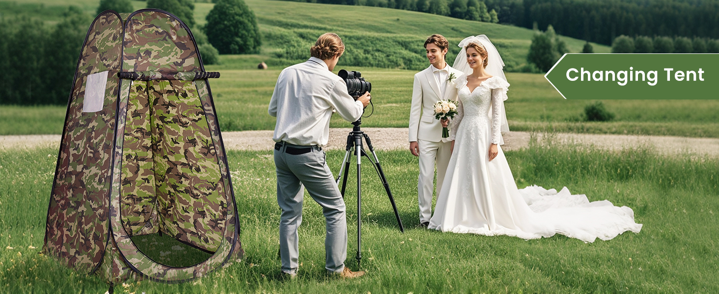 Намет для душу HOMASIS Pop up, зелений, 120x120x190 см - переносний, для кемпінгу, з кишенькою