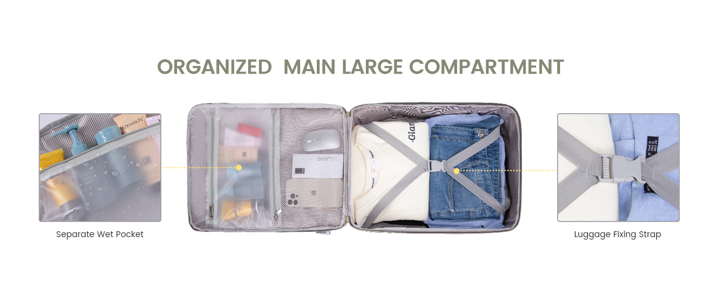 Рюкзак LOVEVOOK для ручної поклажі літака, 40L, водонепроникний, з відділенням для ноутбука 17 дюймів, для подорожей, школи, роботи, кемпінгу (зелений + бежевий + чорна шкіра)