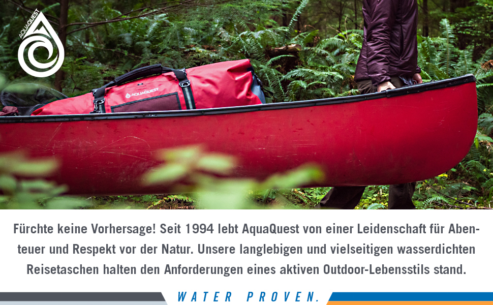 Гермомішок AquaQuest White Water Duffel 100% водонепроникний, міцний, універсальний, для подорожей, спорту, мотоцикла, човна, риболовлі, 50/75/100 л
