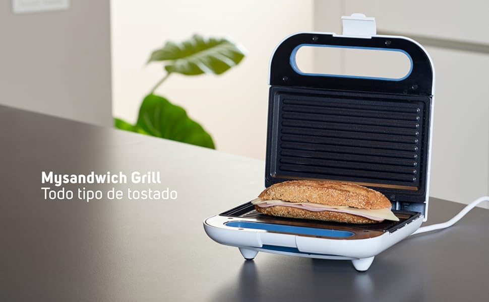 Taurus Electric Contact Grill GR1500X | 1500W Contact Grill with Swivel Lid & Non-Stick Plates
