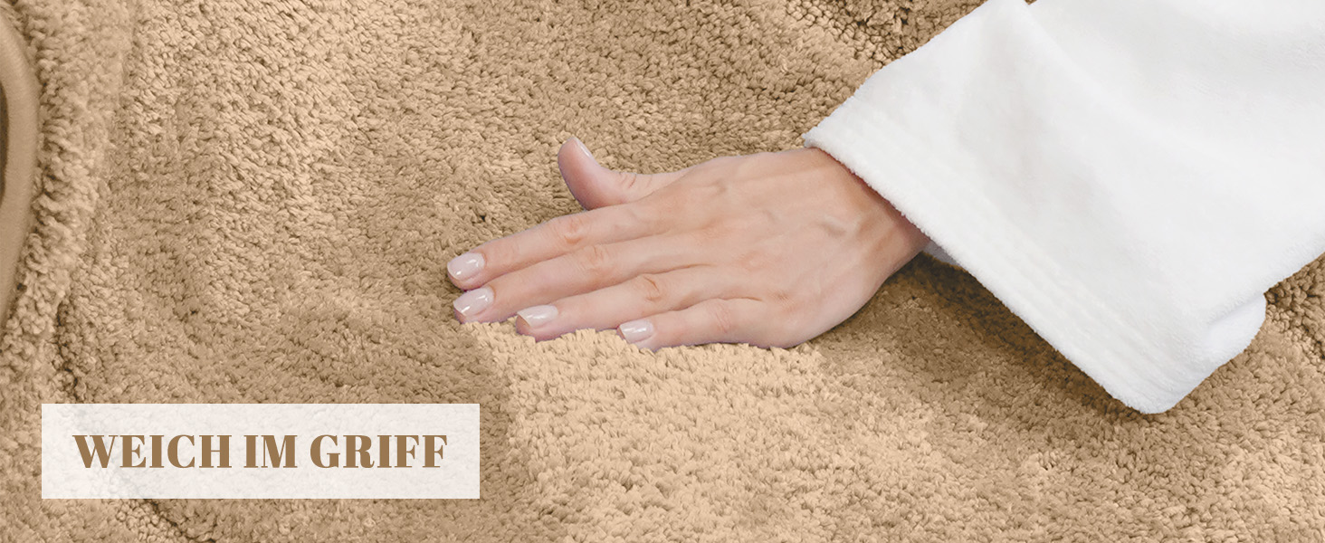 SOANNY Bath Mat Set - 2 Pack Microfiber Bathroom Rugs - Non-Slip, Water Absorbent - 53x86 cm & 50x50 cm