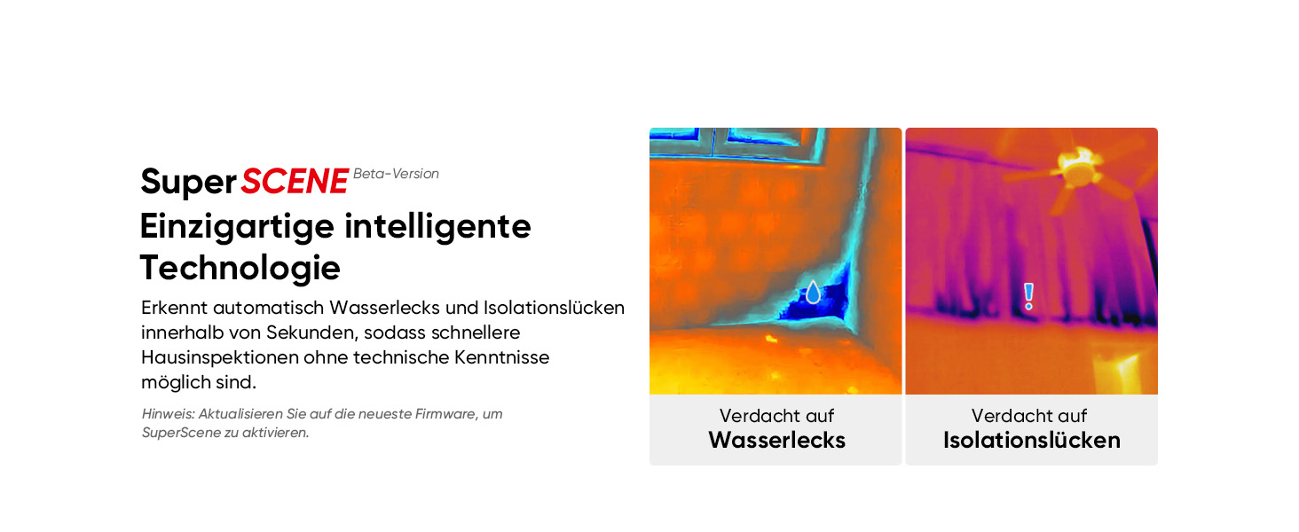HIKMICRO E01 Тепловізійна камера SuperIR: портативна інфрачервона камера з лазерним покажчиком, роздільна здатність 240x240, діапазон температур -20°C - 400°C, частота оновлення 20Hz