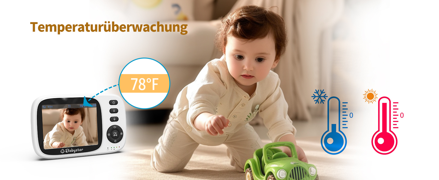 Дитячий відеоняня Babystar MC632A з камерою, 3.2