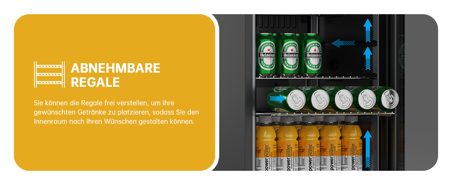 Міні холодильник WIE 70 літрів з подвійними скляними дверима, регульованими полицями для дому, кухні, бару, офісу. Для соди, пива, вина. Тиха робота, 105 доз.