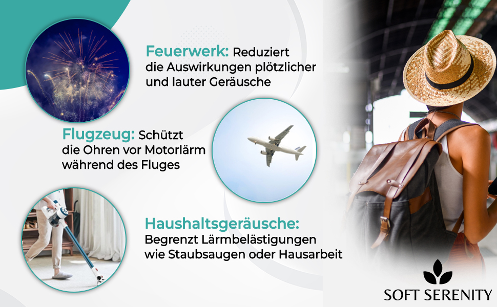 Навушники для захисту слуху для малюків 2-в-1 з екіпежем, комфортні та регульовані, для дітей до 4 років, сертифіковані CE, 25 дБ. Ідеально підходять для сну, подорожей та фестивалів.