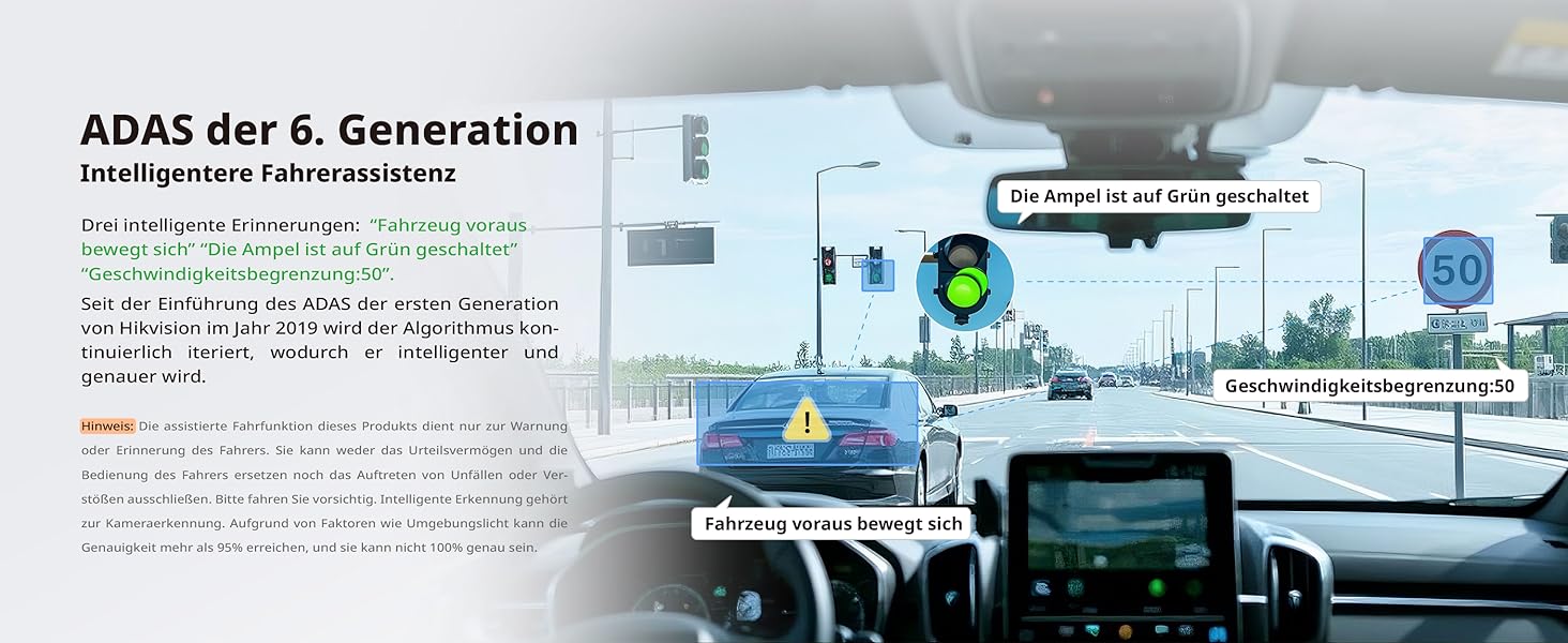 Відеореєстратор Hikvision C6 Pro 3K з GPS, IPS-дисплеєм 3 дюйми, Нічне бачення, WiFi, G-сенсор, Park Mode, підтримка SD до 256GB